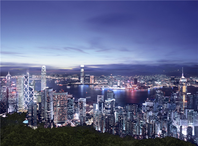 充满未来科技感的维港风景.jpg
